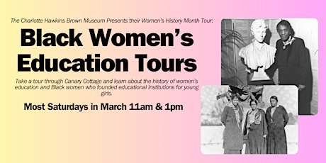 Canary Tour: Black Women's Education Tour primary image