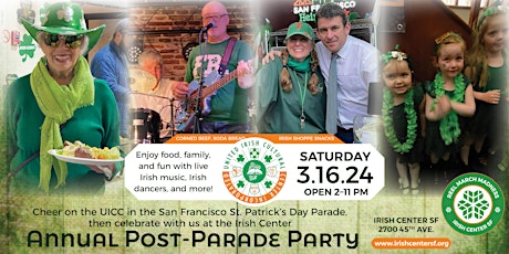 Annual Post-Parade Party—St. Patrick's Day Weekend primary image