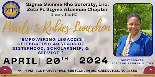 2024 Zeta Pi Sigma Pearls and Rubies Luncheon primary image