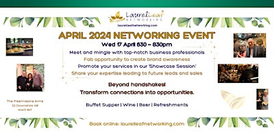 LAUREL LEAF APRIL 2024 NETWORKING EVENT primary image