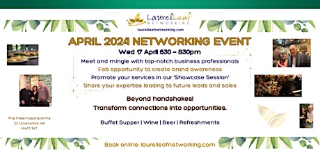 LAUREL LEAF APRIL 2024 NETWORKING EVENT