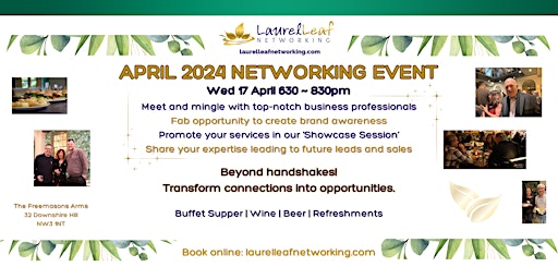 Imagem principal do evento LAUREL LEAF APRIL 2024 NETWORKING EVENT