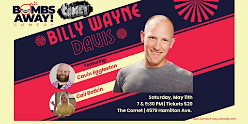 Primaire afbeelding van Billy Wayne Davis | Bombs Away! Comedy @ The Comet