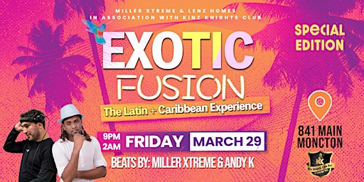 Primaire afbeelding van Exotic Fusion:  The Latin & Caribbean experience