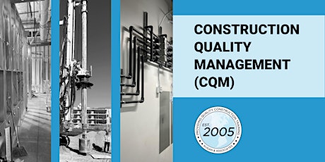 Primaire afbeelding van Construction Quality Management (CQM) for Contractors - Feb. 16th, 2024