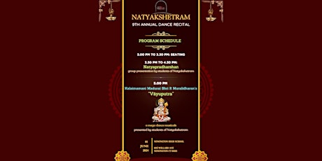 Natyakshetram’s 9th annual recital