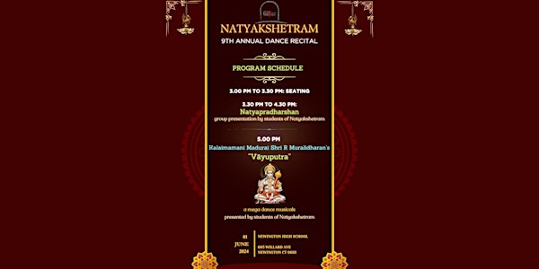 Natyakshetram’s 9th annual recital