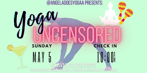 Imagem principal do evento YOGA UNCENSORED!! Yoga x Margs!