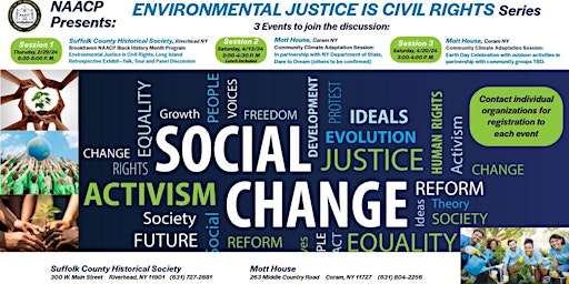 Primaire afbeelding van Brookhaven NAACP: Environmental Justice is Civil Rights Series Session 3