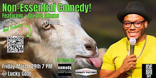 Primaire afbeelding van Non-Essential Comedy @ Lucky Goat Brewery