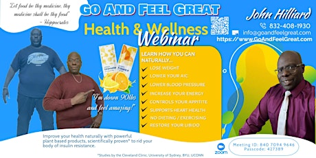 Go And Feel Great Health & Wellness Webinar