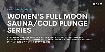 Women's Full Moon Sauna + Cold Plunge Series primary image