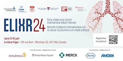 Early-stage Lung cancer International eXpert Retreat - #ELIXR24 primary image