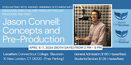 Imagem principal do evento Podcasting with Jason Connell: Concepts and Pre-Production