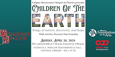 Imagem principal do evento Children of the Earth - Songs of nature, discovery and hope.