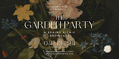 Imagem principal do evento HoneySpice Presents:  The Garden Party Club