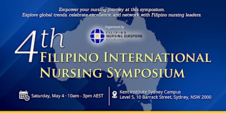 4th Filipino International Nursing Symposium primary image