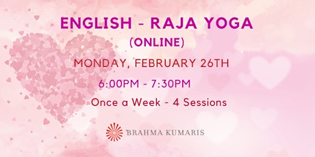 English - Introduction to Raja Yoga Meditation - Online Course (4 Weeks) primary image