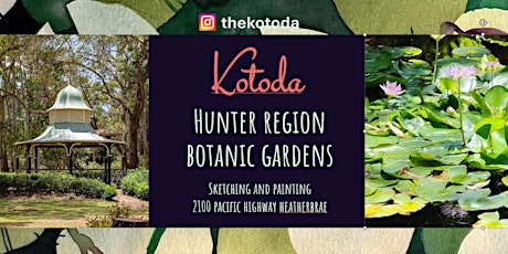 Hunter Botanical Gardens - Sketching and watercolour En Plein Air $80pp primary image
