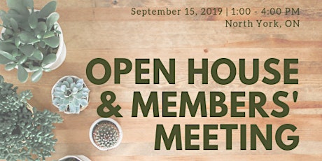 CWS Open House & Members' Meeting - Sept 15 primary image