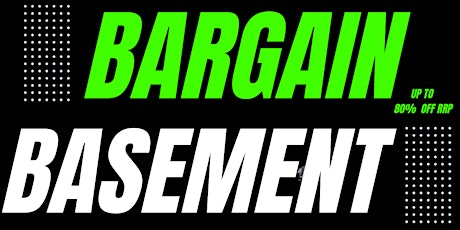 BARGAIN BASEMENT SAMPLE SALE UP TO 85% OFF primary image