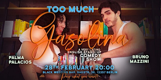 Too Much Gasolina - A Very Latino Standup Comedy Show In English primary image