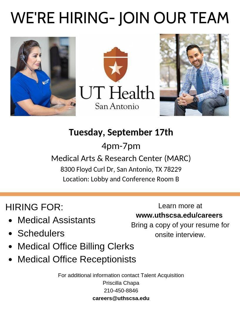 UT Health San Antonio Career Fair