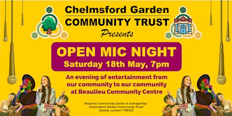 Open Mic Night @ Beaulieu Community Centre