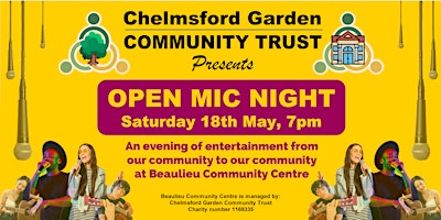 Open Mic Night @ Beaulieu Community Centre primary image