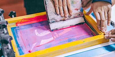 Primaire afbeelding van Beginners screen printing workshop using stencils onto paper and a tote bag