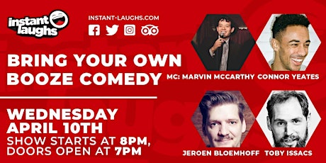 Bring your own booze comedy