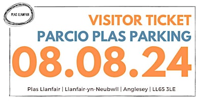 8 AUG 2024 Plas Llanfair Parcio Parking LL65 3LE  primärbild