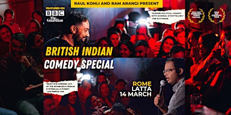 British Indian Comedy Special - Rome - Stand up Comedy in English primary image