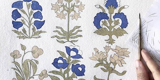 Immagine principale di Watercolour Paint & Sip in Sydney: Traditional Floral Motifs 