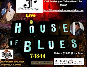 JT Manning Live @ The House Of Blues primary image