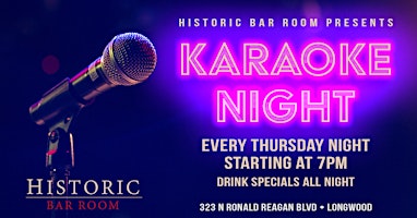 Immagine principale di Karaoke Night in Historic Longwood 