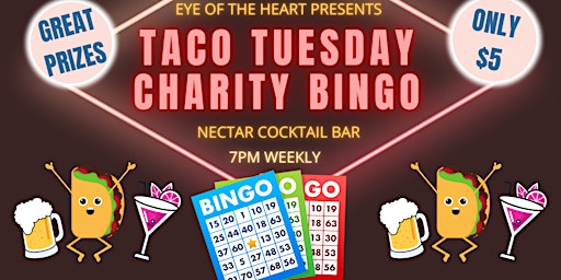 Image principale de Taco Tuesday Charity Bingo