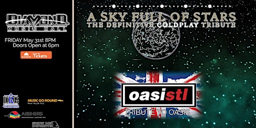 Imagem principal do evento Tribute to Coldplay and Tribute to Oasis