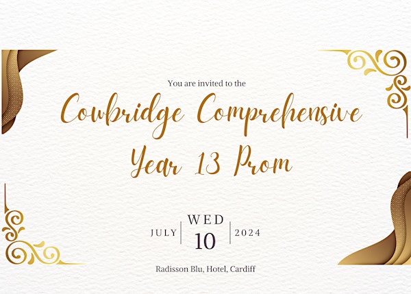 Cowbridge Comprehensive Year 13 Prom 2024