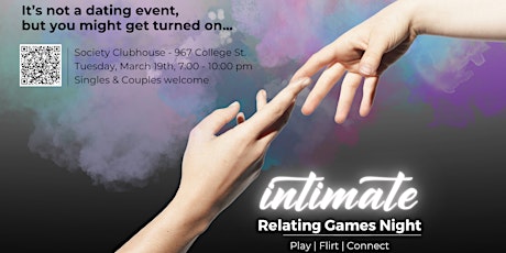 Intimate Relating Games Night: Play | Flirt | Connect