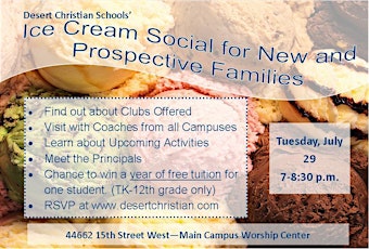 DCS Ice Cream Social July 29 primary image