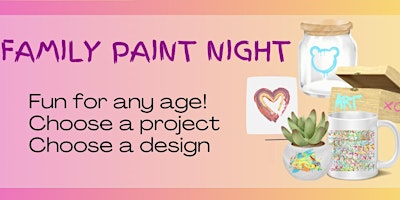 Imagem principal do evento Family Paint Night