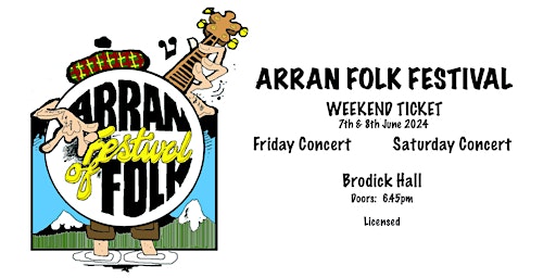 Hauptbild für Arran Folk Festival - Weekend Ticket