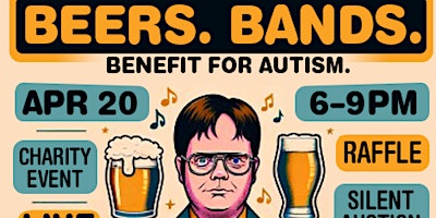 Imagem principal de Beers. Bands. Benefit for Autism.