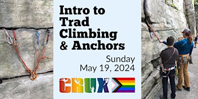 Imagen principal de CRUX LGBTQ Climbing - Intro to Trad Climbing & Anchors