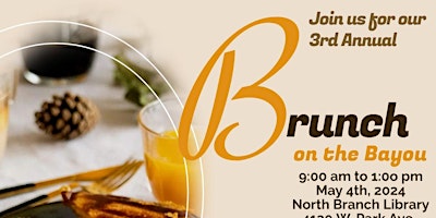 Image principale de 3rd Annual  Brunch on the Bayou