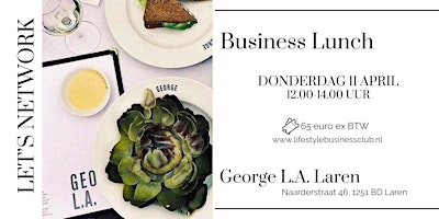 Primaire afbeelding van Business Lunch t Gooi