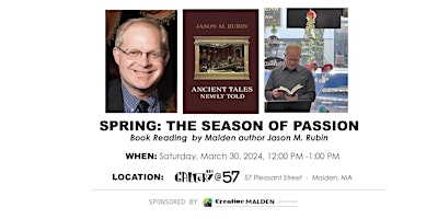 Spring the Season of Passion - Book Reading primary image