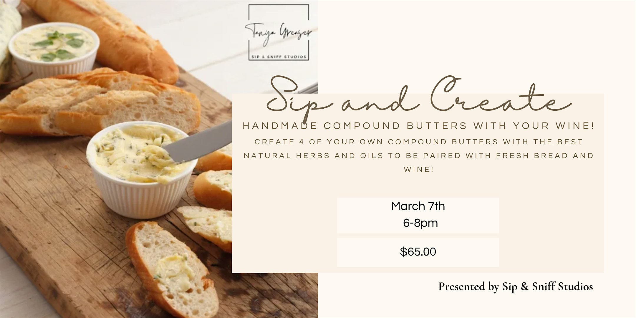 Sip & Create Handmade Compound Butters