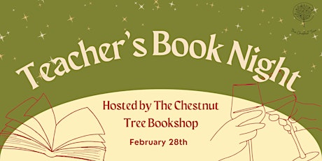 Image principale de Teacher's Book Night at The Chestnut Tree Bookshop